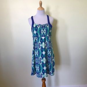 Soybu Athletic Dress, Twist Back, Size Medium